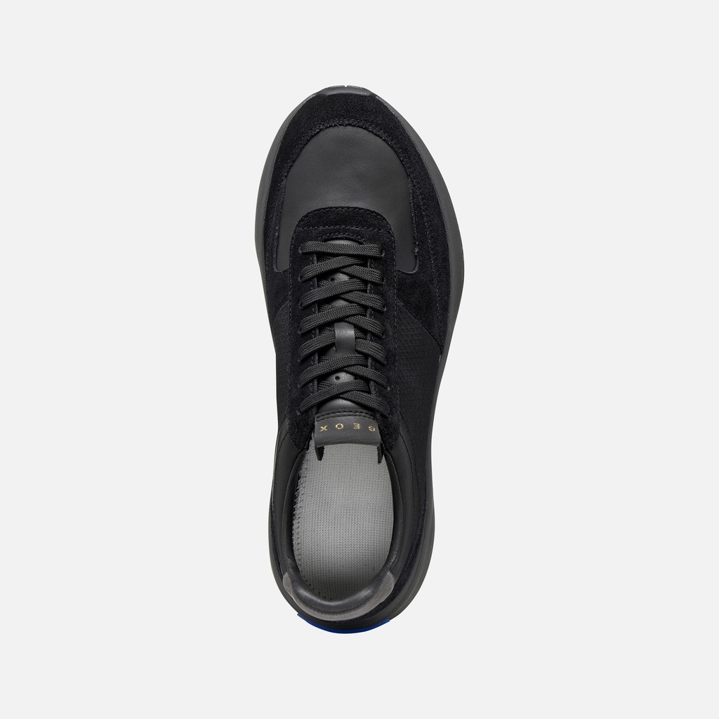 Baskets en cuir GXRN-01 HOMME Noir - image number 5 | GEOX