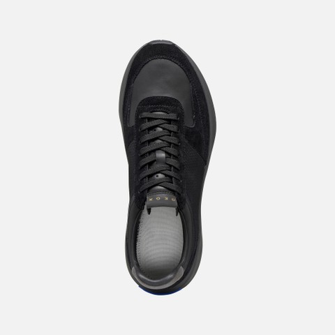 Baskets en cuir GXRN-01 HOMME Noir - image number 5 | GEOX