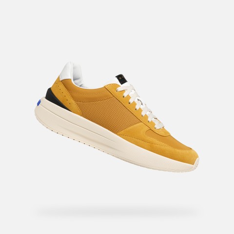 Low top sneakers GXRN-01 MAN Yellow - image number 0 | GEOX
