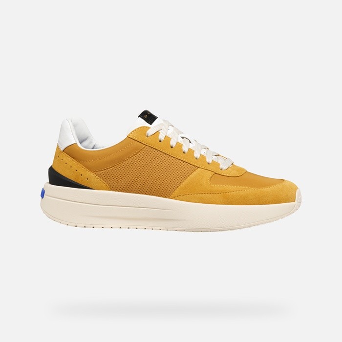 Baskets basse GXRN-01 HOMME Jaune | GEOX