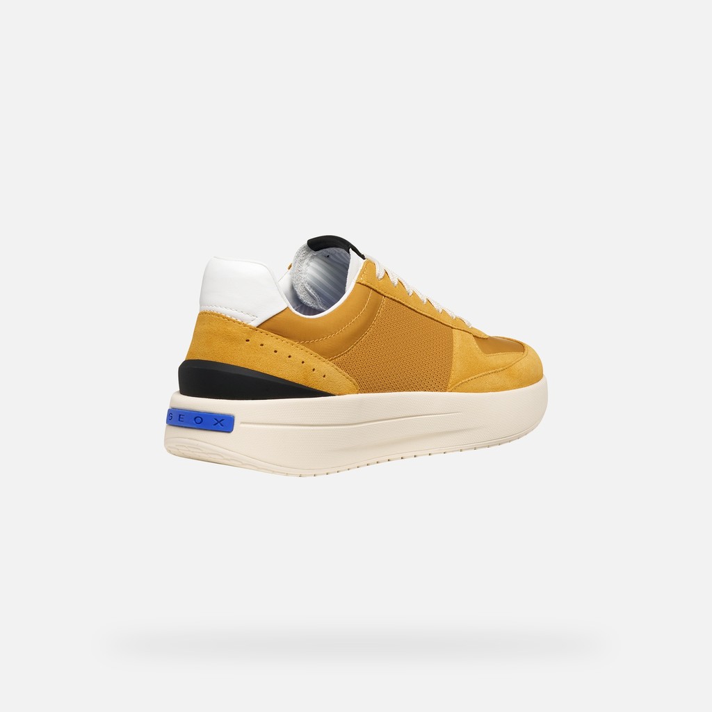 Low top sneakers GXRN-01 MAN Yellow - image number 4 | GEOX