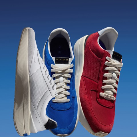 Sapatilhas baixas GXRN-01 HOMEM Azul real - image number 1 | GEOX