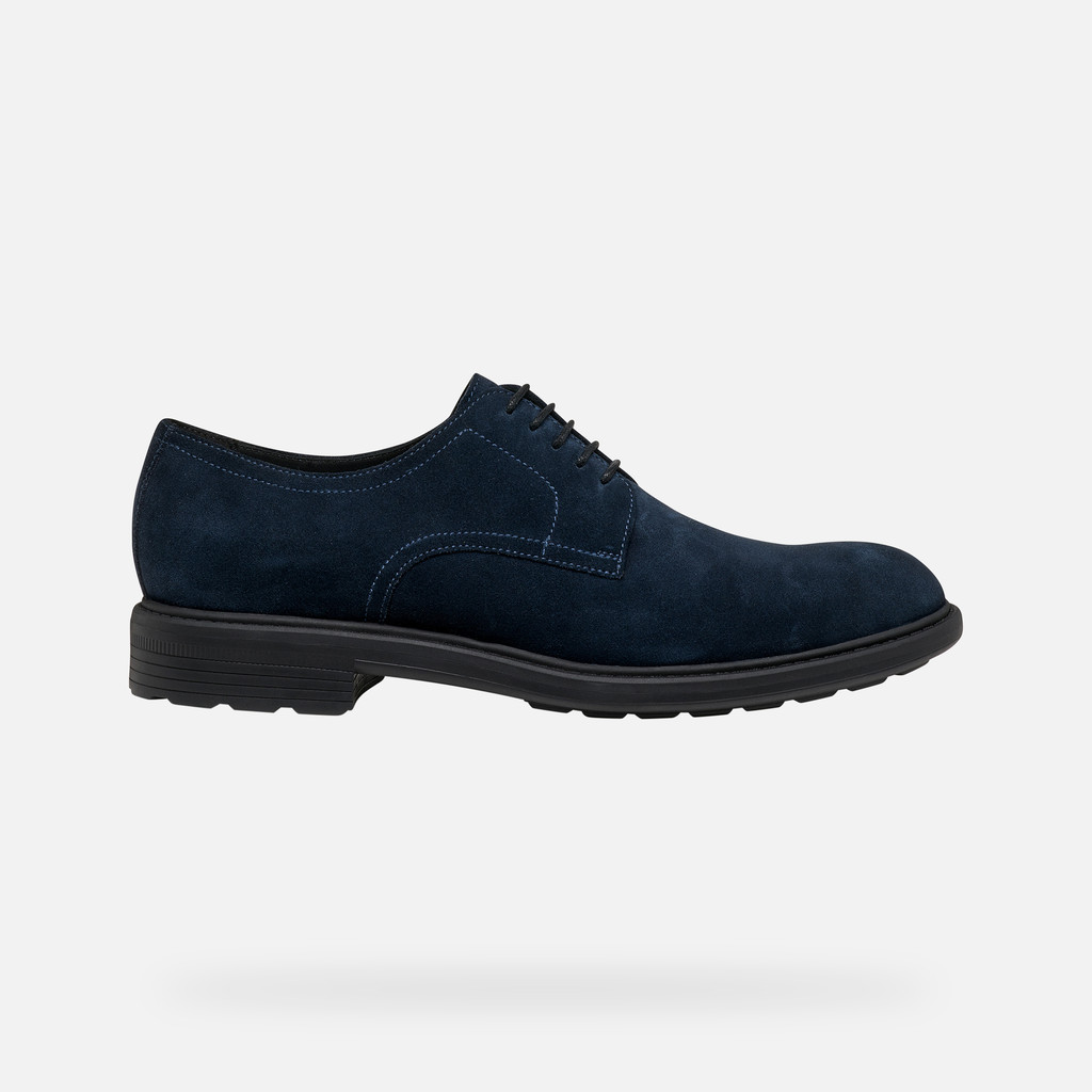 Wildlederschuhe WALK PLEASURE B HERR Marineblau - image number 1 | GEOX