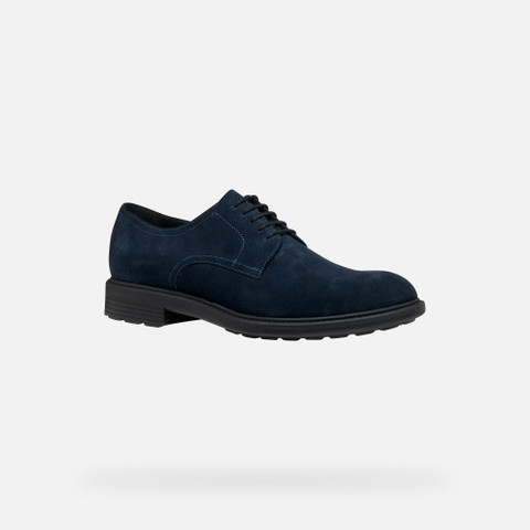 Wildlederschuhe WALK PLEASURE B HERR Marineblau - image number 2 | GEOX