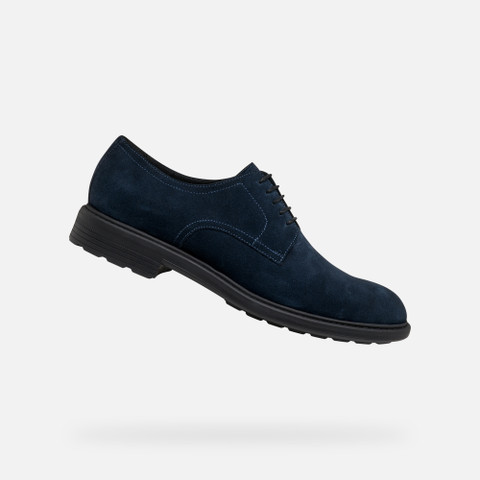 Wildlederschuhe WALK PLEASURE B HERR Marineblau | GEOX
