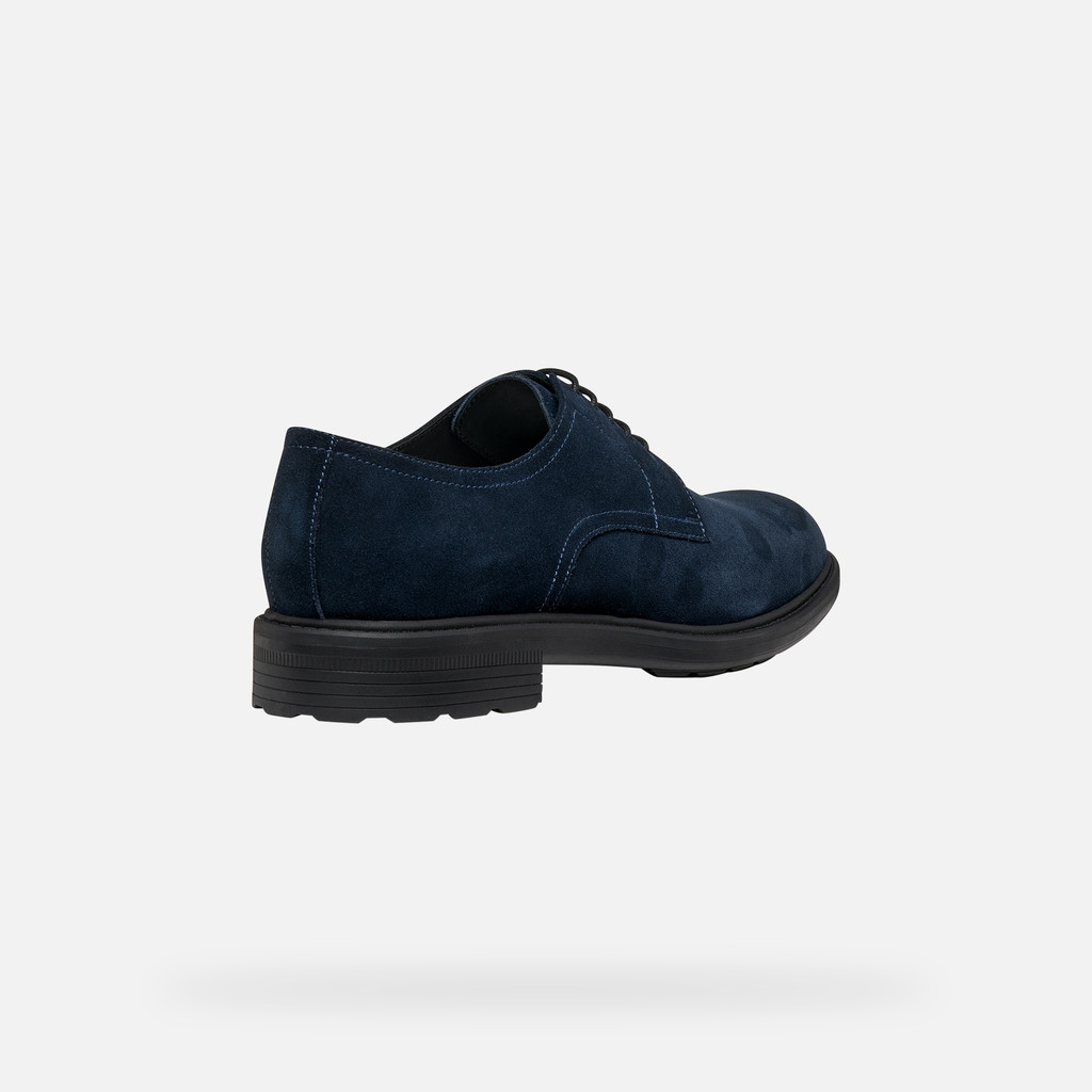Wildlederschuhe WALK PLEASURE B HERR Marineblau - image number 4 | GEOX
