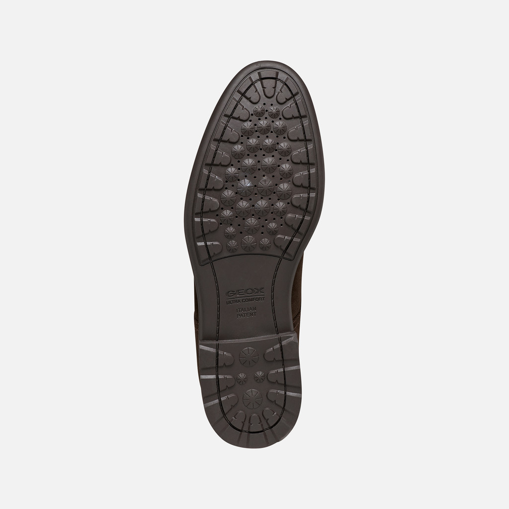 Suede shoes WALK PLEASURE B MAN Dark Brown - image number 6 | GEOX