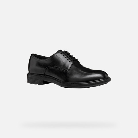 Leather shoes WALK PLEASURE B MAN Black - image number 2 | GEOX