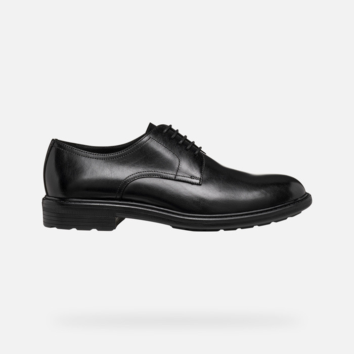 Zapatos de piel WALK PLEASURE B HOMBRE Negro | GEOX