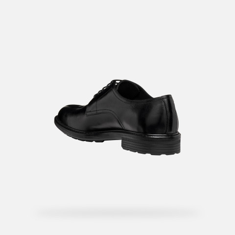 Leather shoes WALK PLEASURE B MAN Black - image number 3 | GEOX
