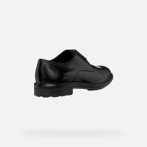 Leather shoes WALK PLEASURE B MAN Black - image number 4 | GEOX
