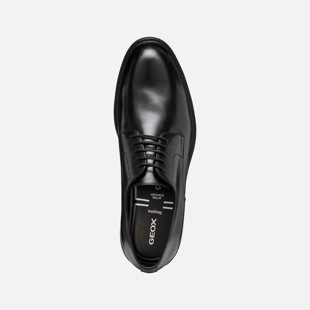 Leather shoes WALK PLEASURE B MAN Black - image number 5 | GEOX