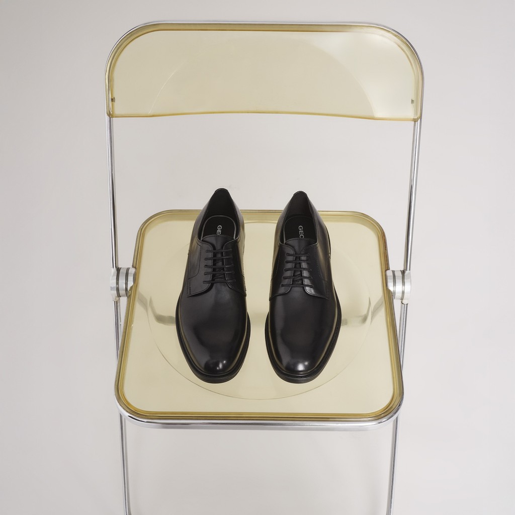 Leather shoes WALK PLEASURE B MAN Black - image number 1 | GEOX