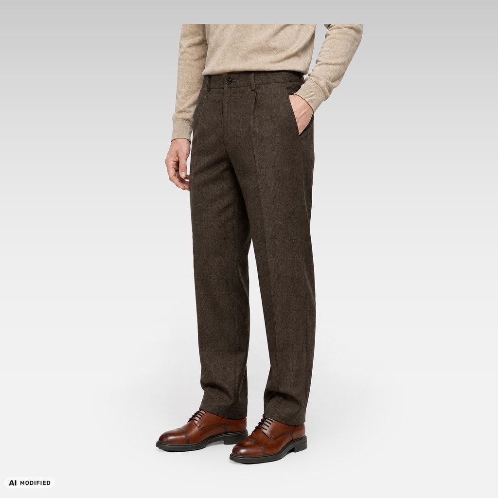 Lace up dress shoes WALK PLEASURE B MAN Cognac - image number 1 | GEOX