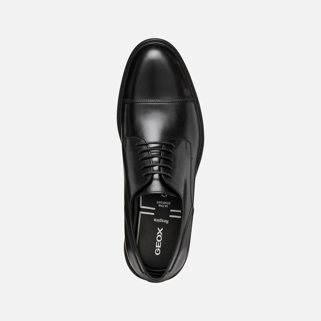Leather shoes WALK PLEASURE B MAN Black - image number 5 | GEOX