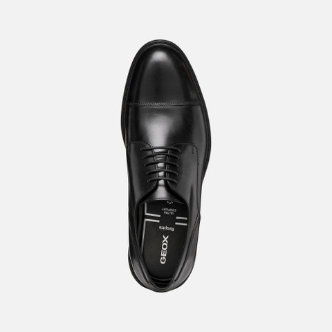 Leather shoes WALK PLEASURE B MAN Black - image number 5 | GEOX