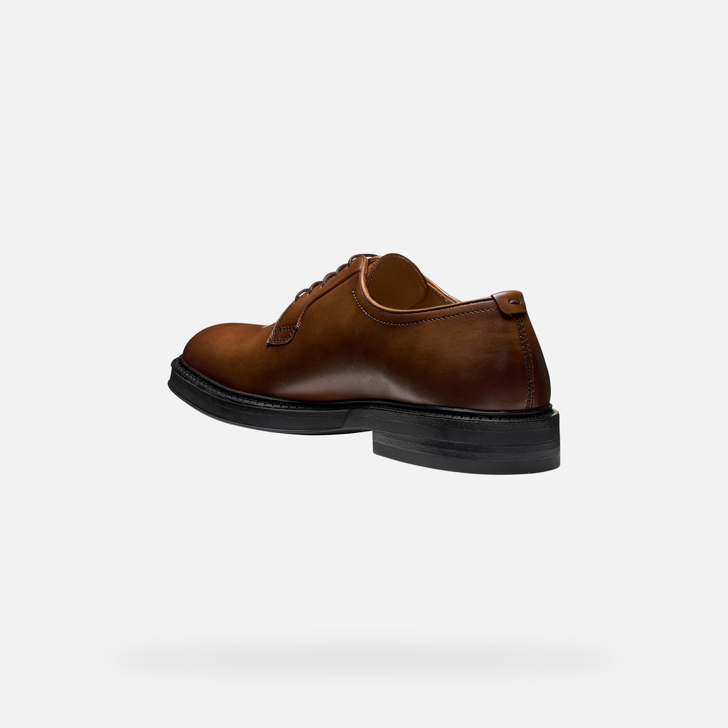Chaussures en cuir CAPITALE HOMME Marron clair - image number 3 | GEOX