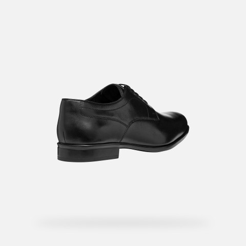 Leather shoes IACOPO MAN Black - image number 4 | GEOX