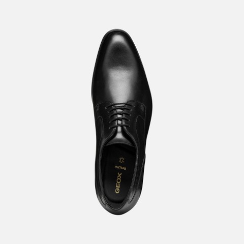 Leather shoes IACOPO MAN Black - image number 5 | GEOX