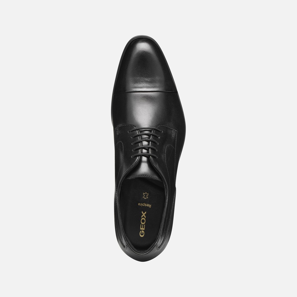 Scarpe in pelle IACOPO UOMO Nero - image number 5 | GEOX