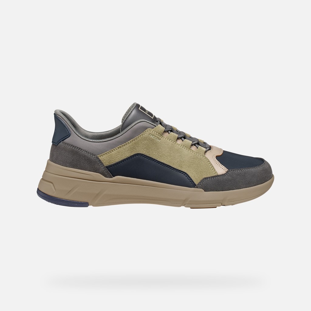 Instapsneakers VITTOUR PLUS HEREN Donkermarineblauw/Grafiet - image number 1 | GEOX