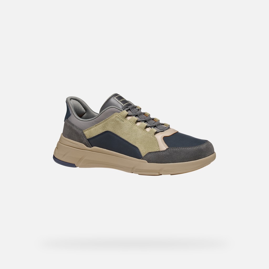 Instapsneakers VITTOUR PLUS HEREN Donkermarineblauw/Grafiet - image number 2 | GEOX