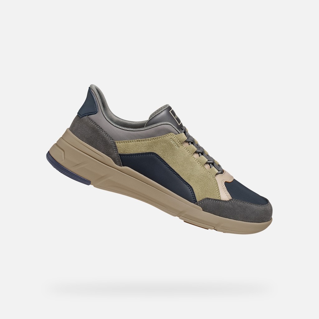 Instapsneakers VITTOUR PLUS HEREN Donkermarineblauw/Grafiet - image number 0 | GEOX