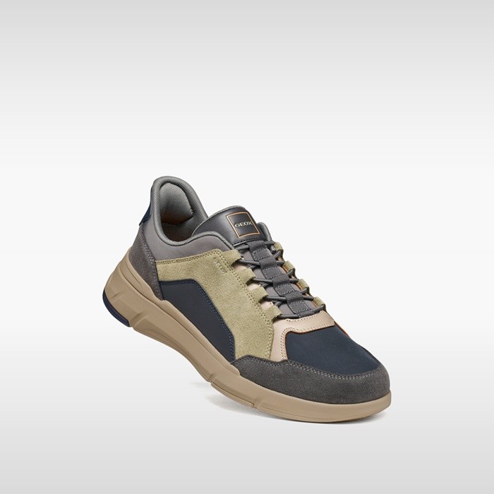 Sneaker slip in VITTOUR PLUS UOMO Blu navy scuro/Antracite | GEOX