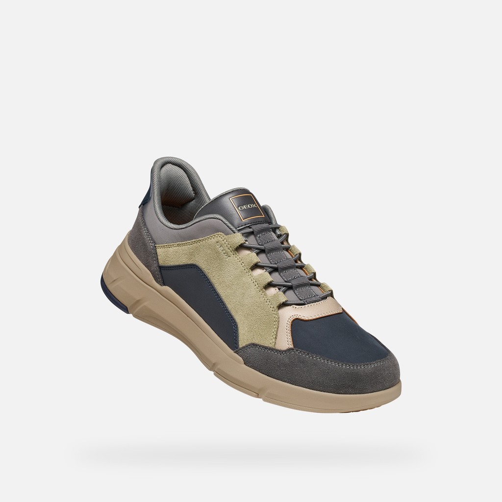 Instapsneakers VITTOUR PLUS HEREN Donkermarineblauw/Grafiet - image number 4 | GEOX