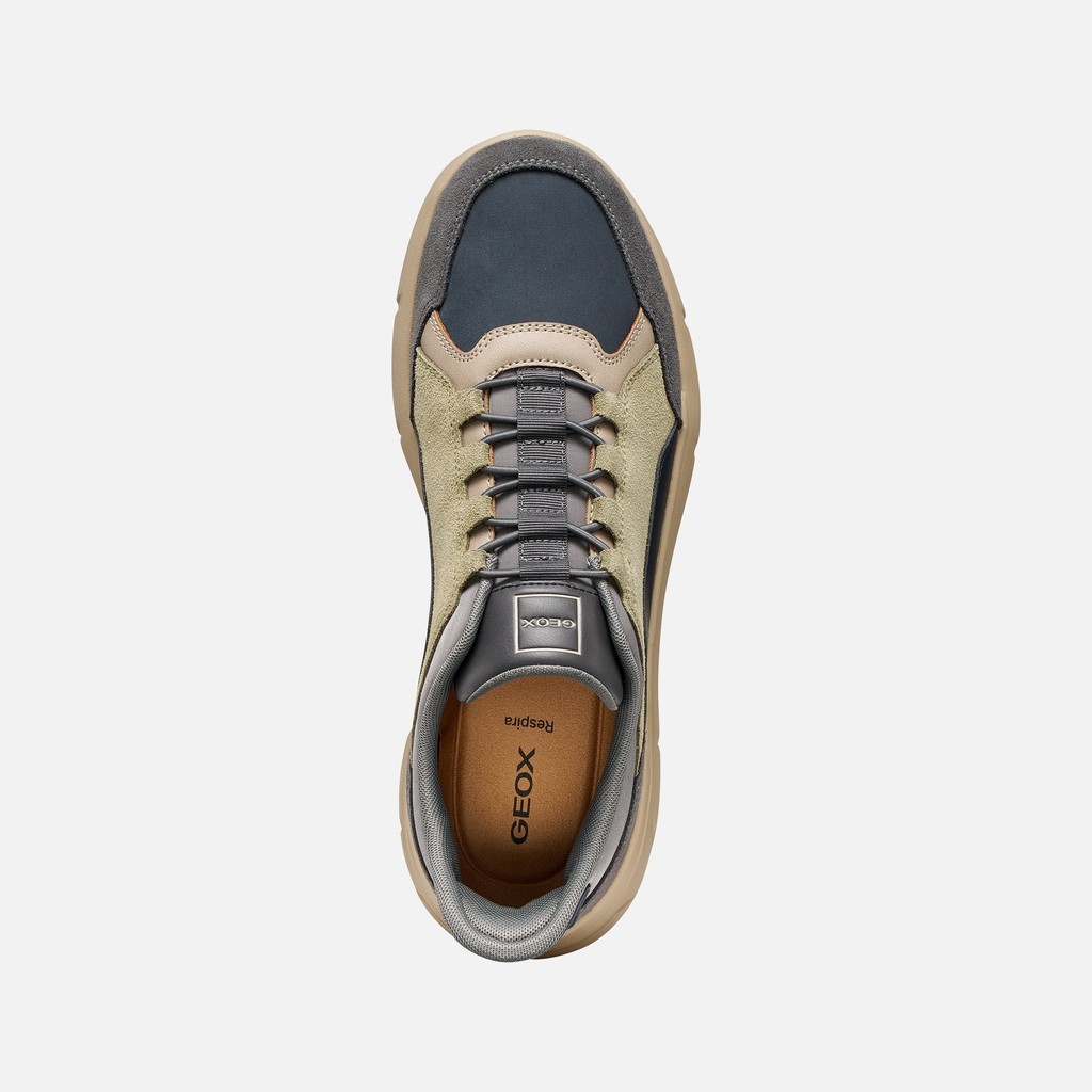 Instapsneakers VITTOUR PLUS HEREN Donkermarineblauw/Grafiet - image number 5 | GEOX