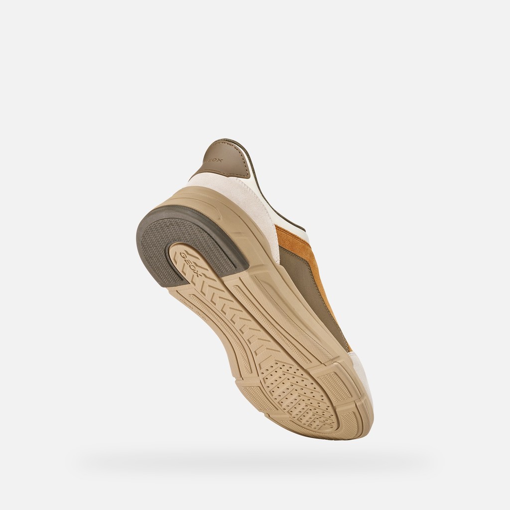 Slip in sneakers VITTOUR PLUS MAN Military/Light sand - image number 7 | GEOX