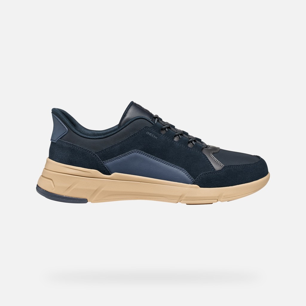 Slip in sneakers VITTOUR PLUS MAN Navy/Light navy - image number 1 | GEOX