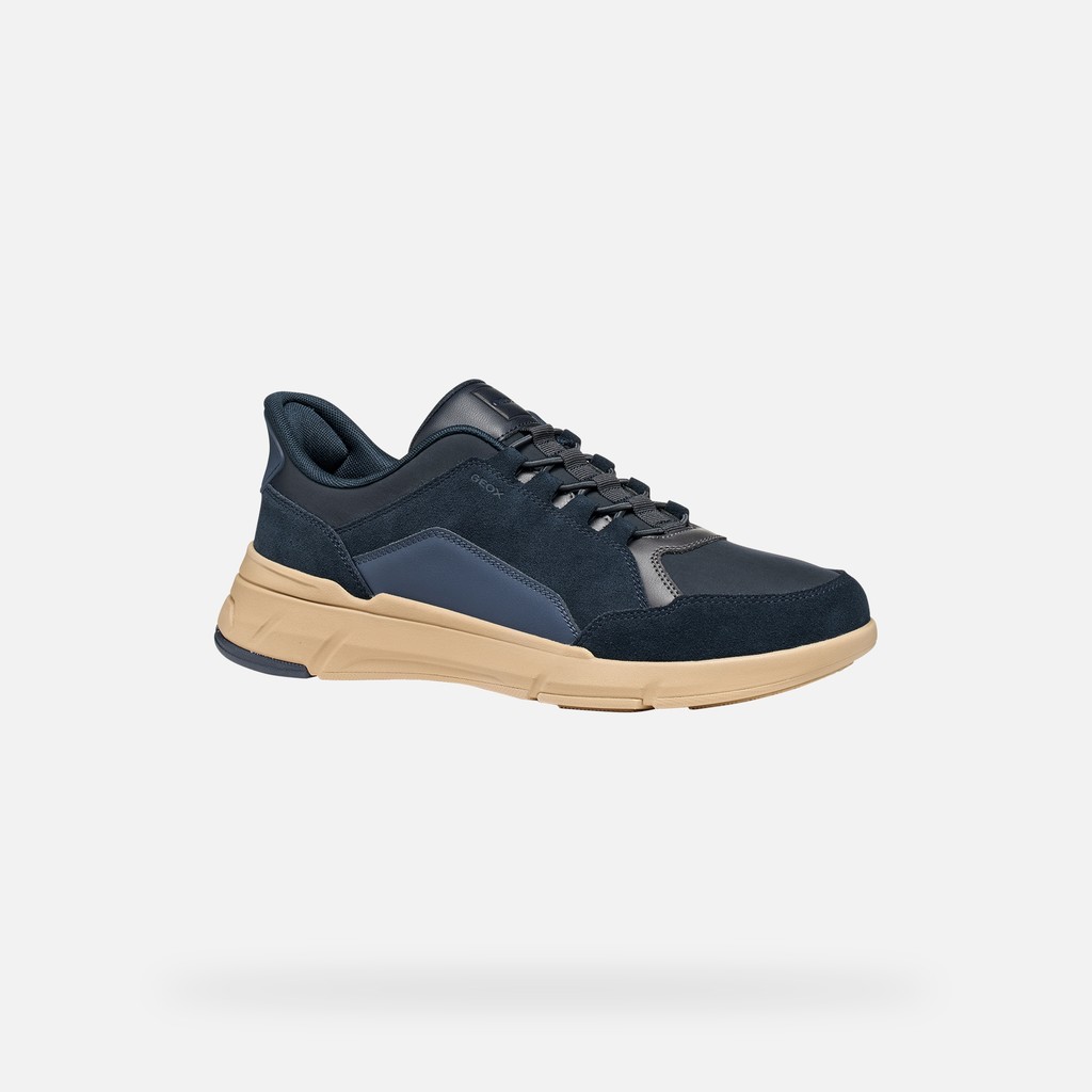 Slip in sneakers VITTOUR PLUS MAN Navy/Light navy - image number 2 | GEOX