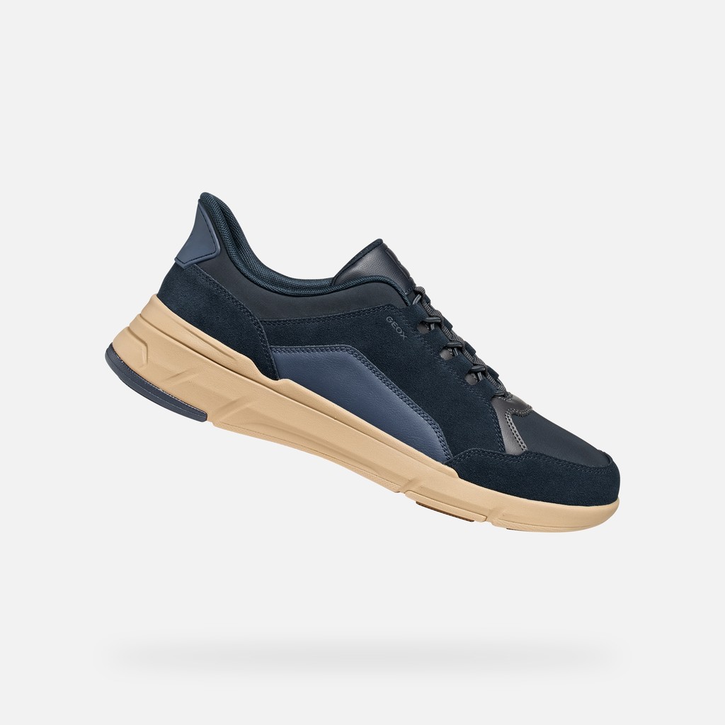 Slip in sneakers VITTOUR PLUS MAN Navy/Light navy - image number 0 | GEOX