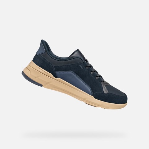 Slip in sneakers VITTOUR PLUS MAN Navy/Light navy | GEOX