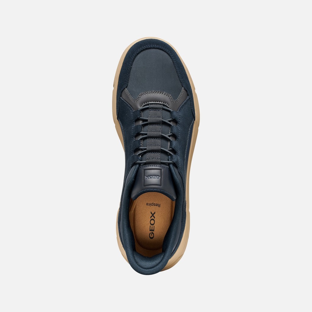 Slip in sneakers VITTOUR PLUS MAN Navy/Light navy - image number 5 | GEOX