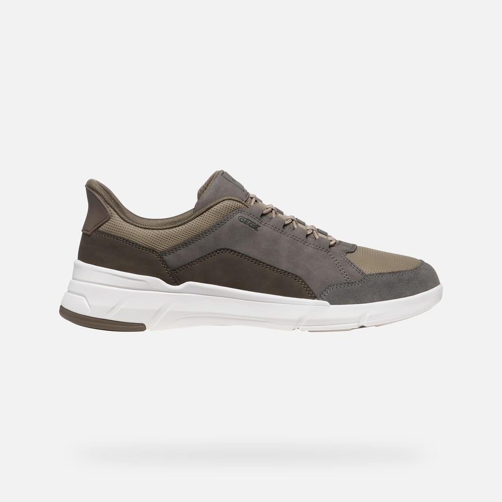 Sapatilhas slip in VITTOUR PLUS HOMEM Cinzento escuro/Cinzento claro - image number 1 | GEOX