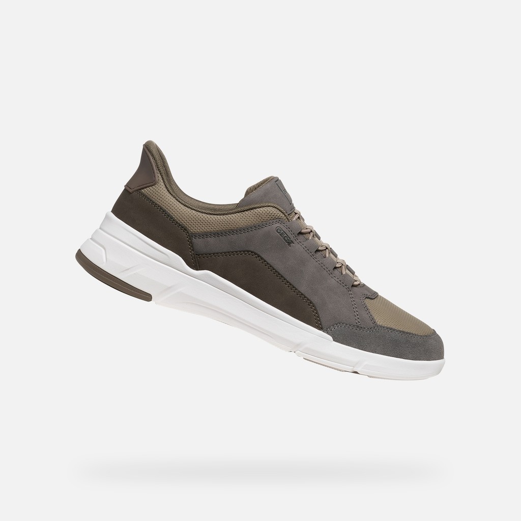 Sapatilhas slip in VITTOUR PLUS HOMEM Cinzento escuro/Cinzento claro - image number 0 | GEOX