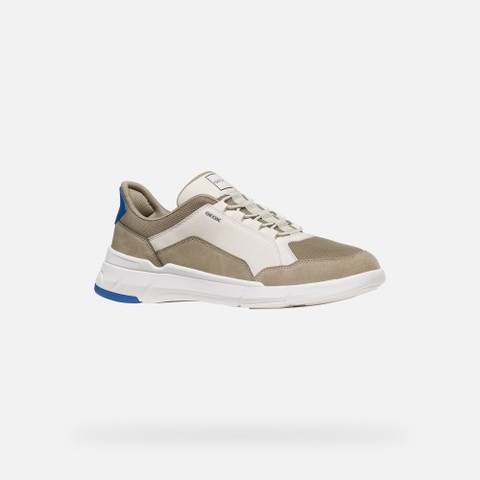 Sapatilhas slip in VITTOUR PLUS HOMEM Branco leite/Bege - image number 2 | GEOX