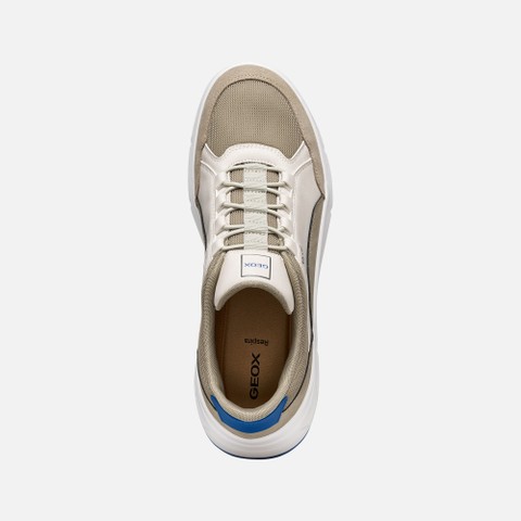 Sapatilhas slip in VITTOUR PLUS HOMEM Branco leite/Bege - image number 5 | GEOX