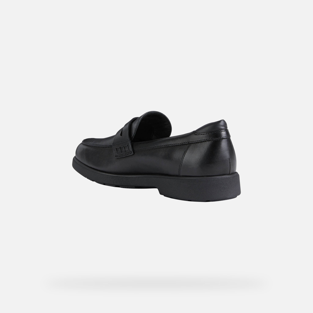 Leather loafers SPHERICA EC11 B MAN Black - image number 3 | GEOX