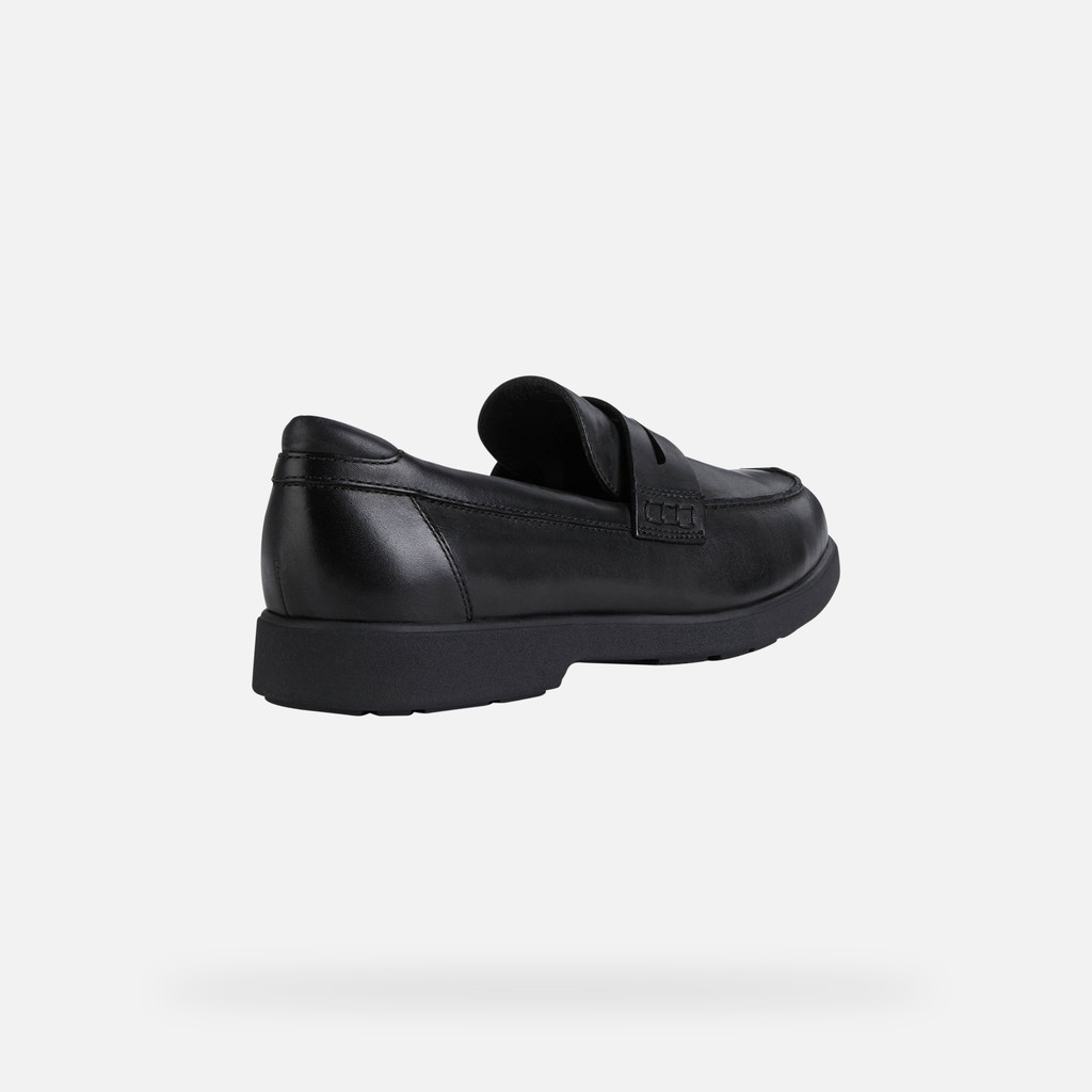 Leather loafers SPHERICA EC11 B MAN Black - image number 4 | GEOX
