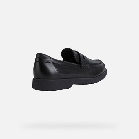 Leather loafers SPHERICA EC11 B MAN Black - image number 4 | GEOX