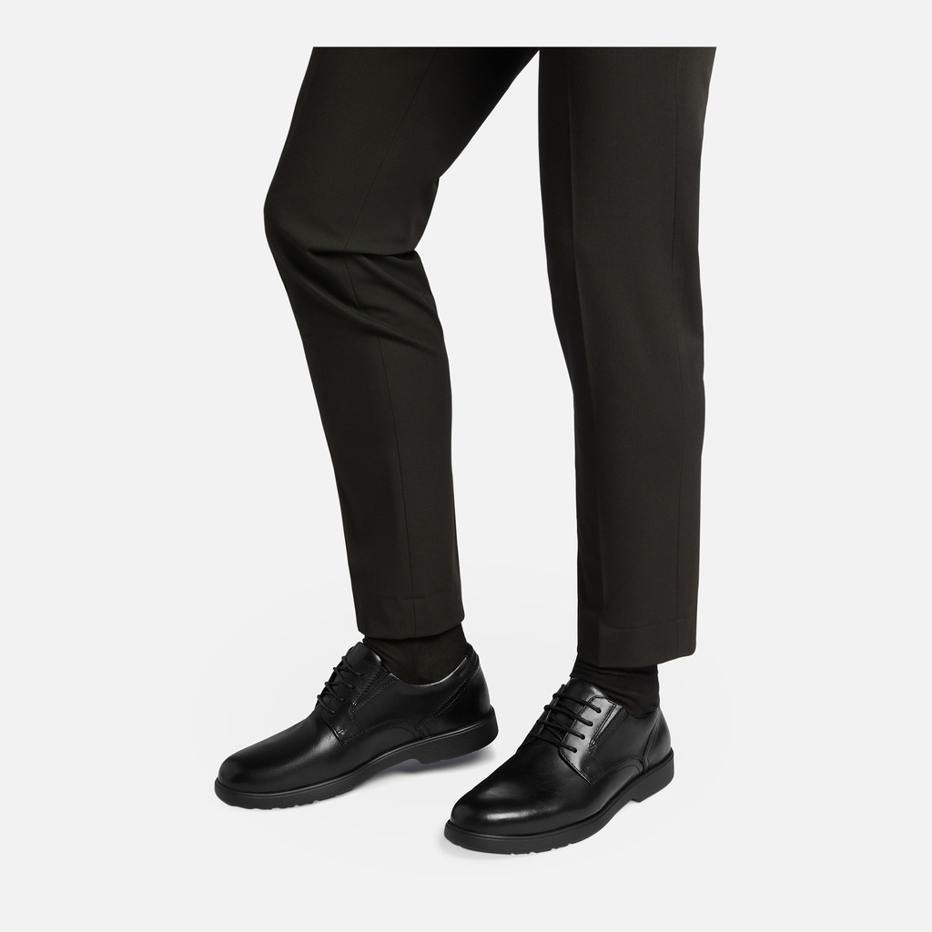 Leather shoes SPHERICA EC11 B MAN Black - image number 1 | GEOX