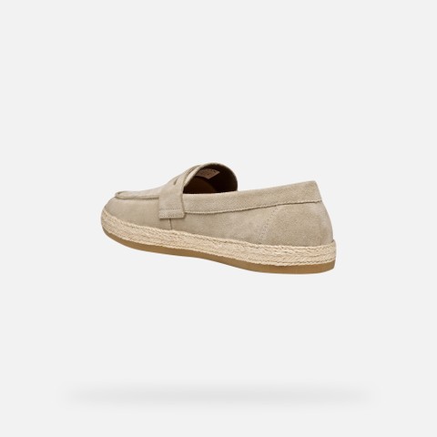 Suede loafers PANTELLERIA MAN Sand - image number 3 | GEOX