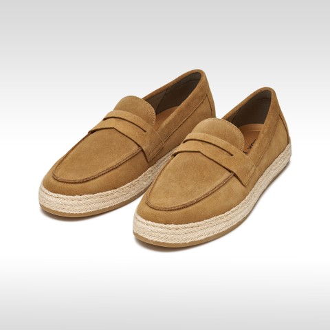 Mocassini scamosciati PANTELLERIA UOMO Caramello - image number 2 | GEOX