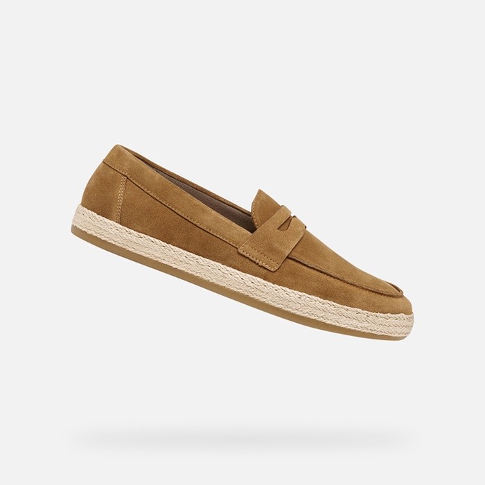 Suede loafers PANTELLERIA MAN Toffee | GEOX