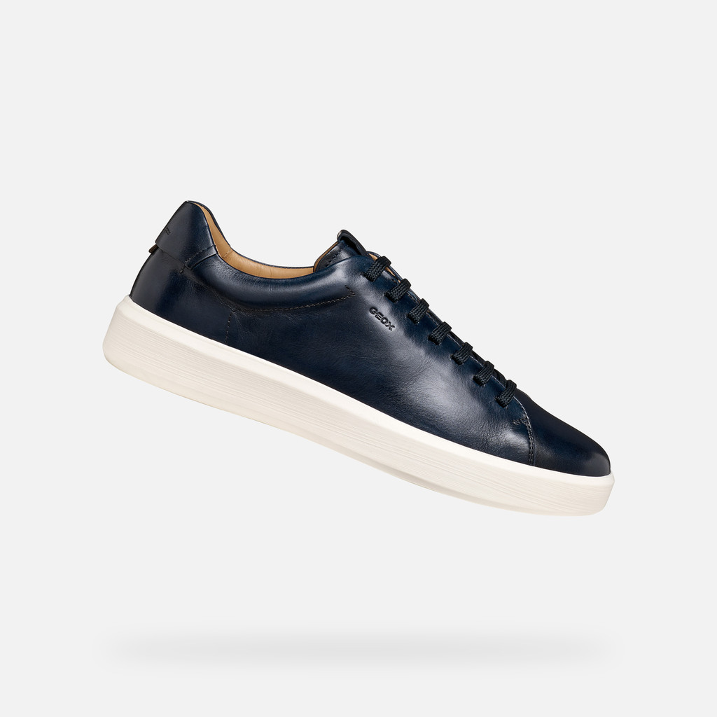 Leather shoes VELLETRI MAN Navy - image number 0 | GEOX