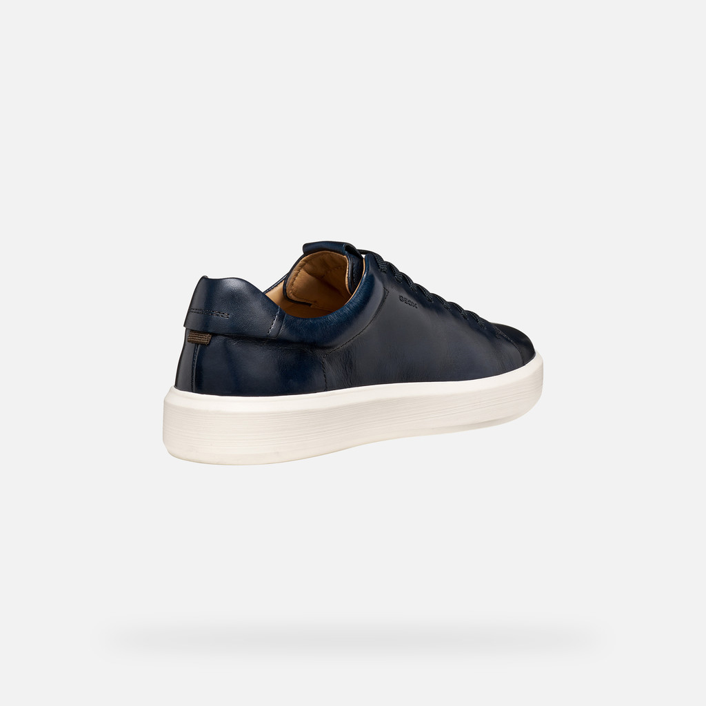 Leather shoes VELLETRI MAN Navy - image number 3 | GEOX