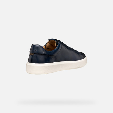 Leather shoes VELLETRI MAN Navy - image number 3 | GEOX